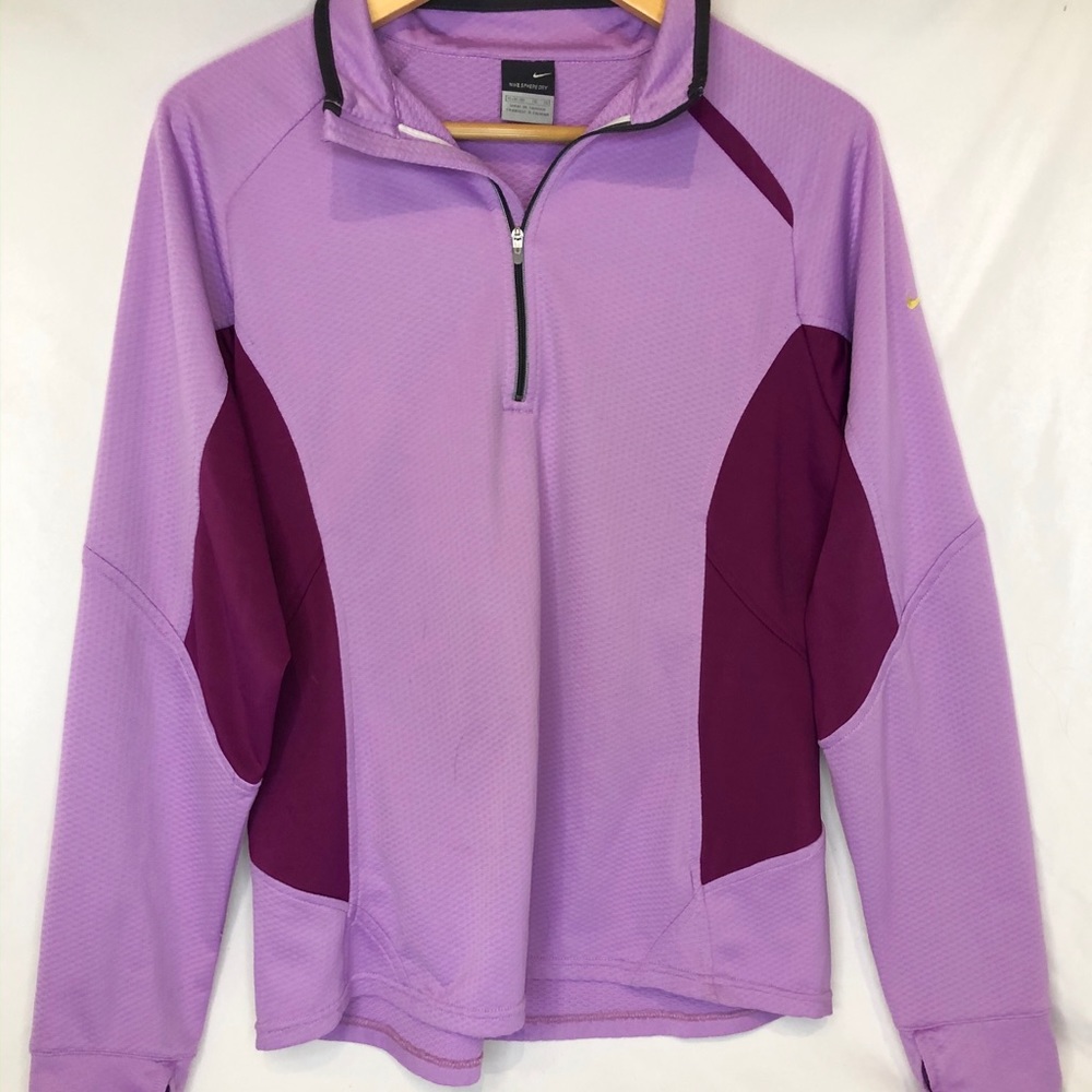 🔥Purple Nike Sphere dry quarter zip